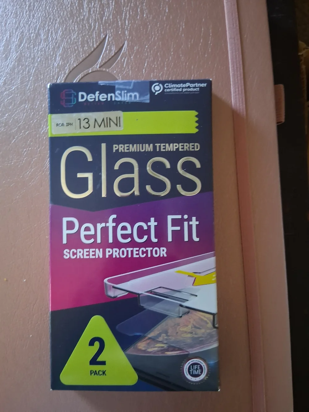 DefenSlim Perfect Fit Tempered Glass Screen Protector For Iphone 13 Mini